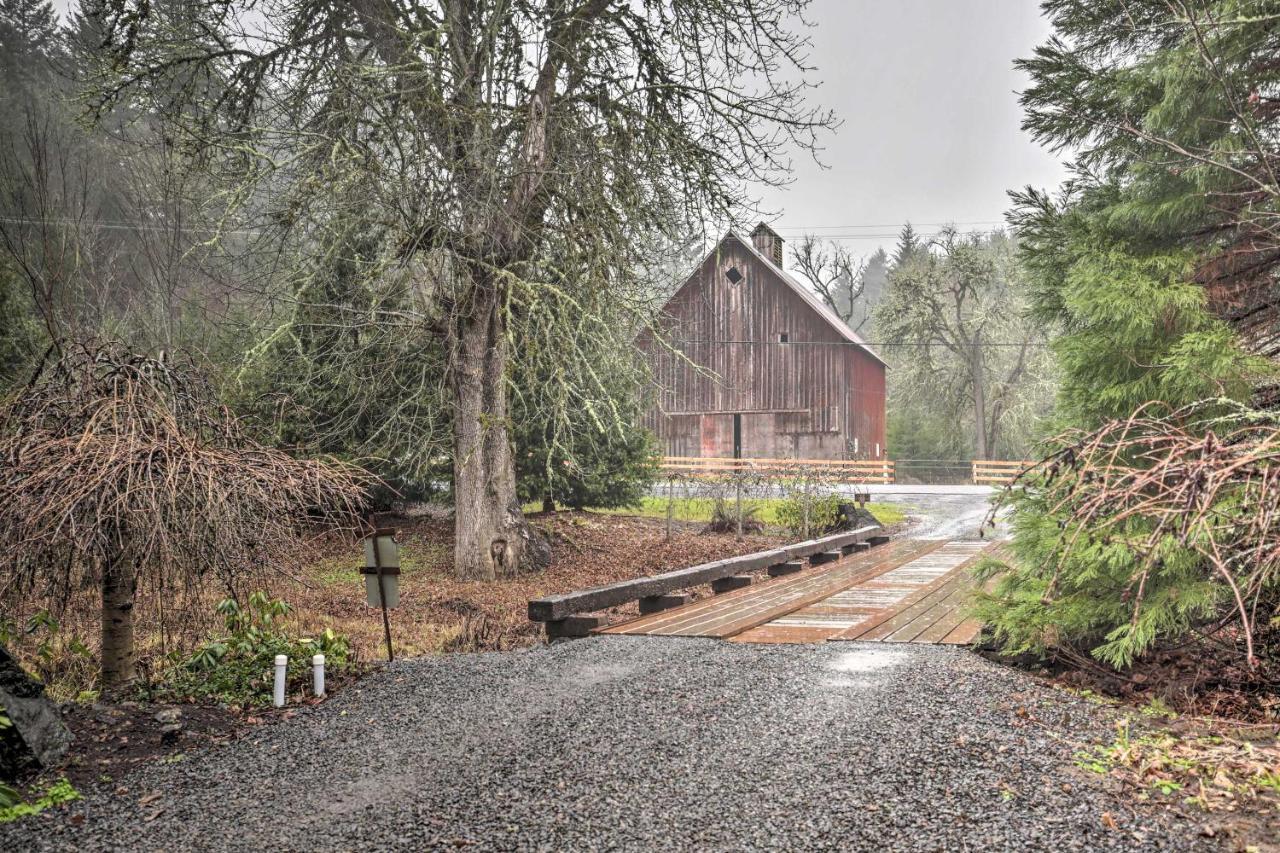 Chic Farmhouse With Creek In Heart Of Wine Country! McMinnville Dış mekan fotoğraf